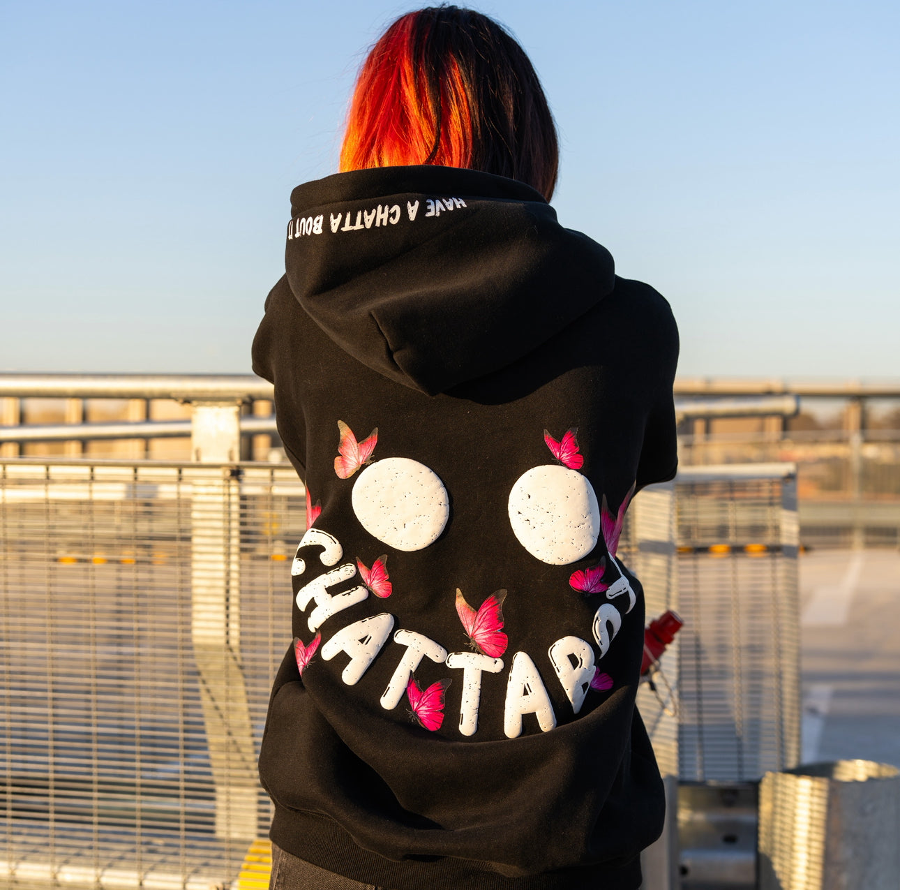 SMILE WHILE IT LASTS PUFF HOODIE