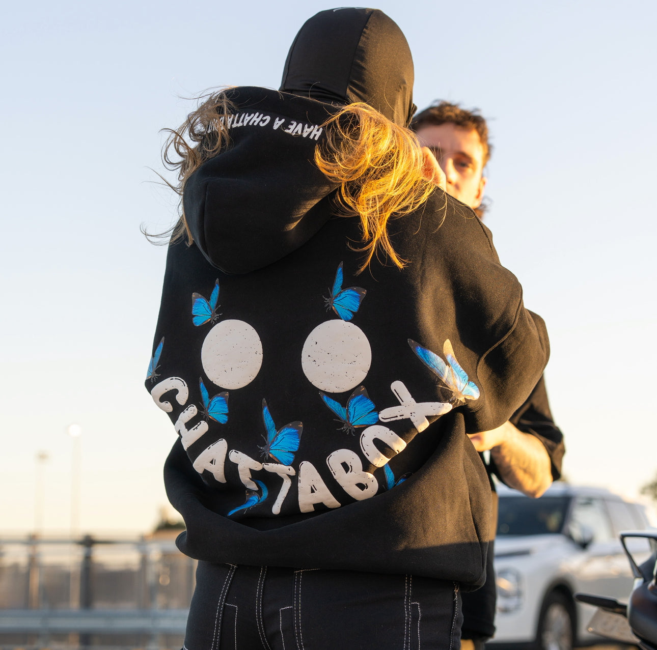 SMILE WHILE IT LASTS PUFF HOODIE