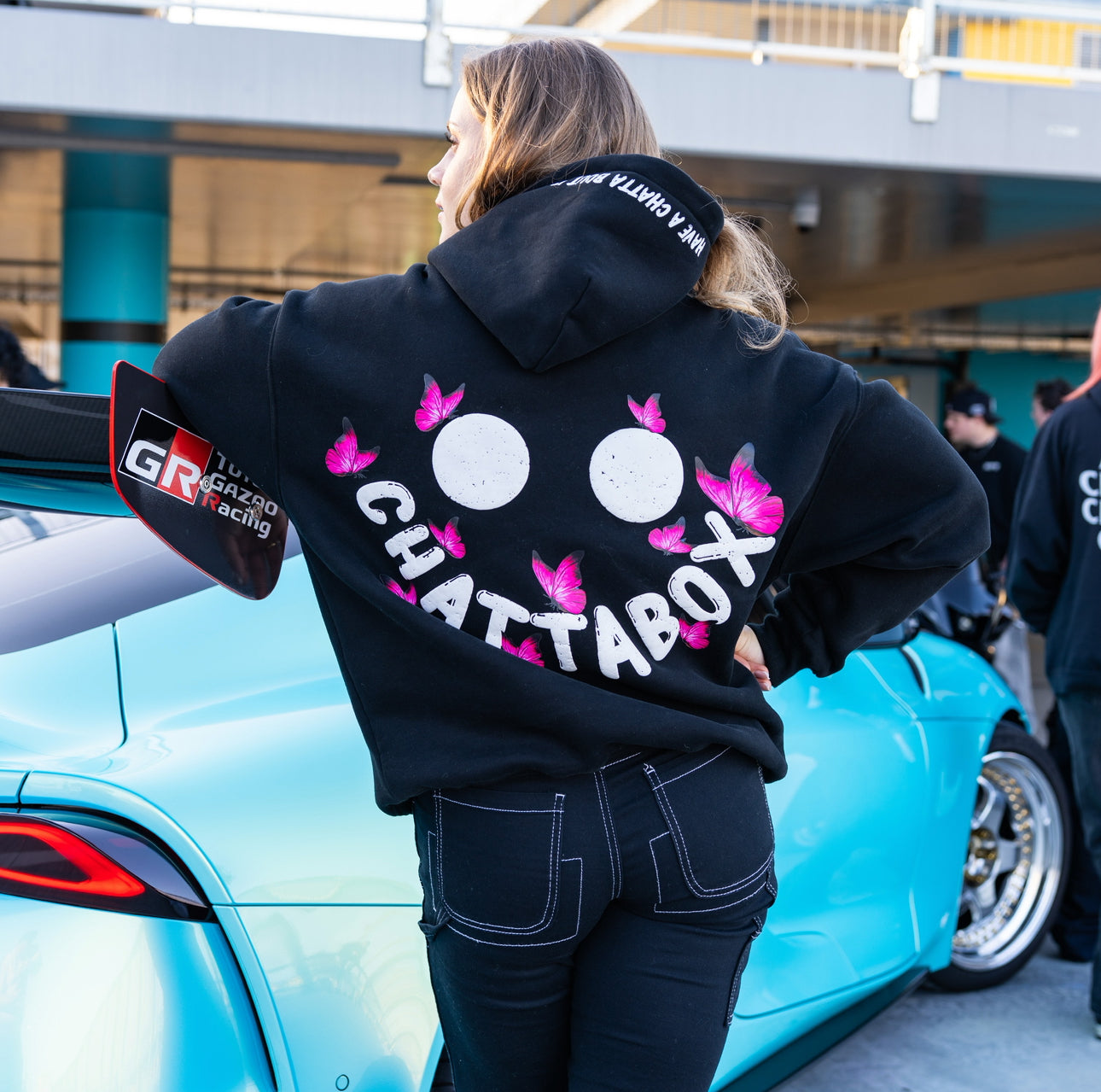 SMILE WHILE IT LASTS PUFF HOODIE
