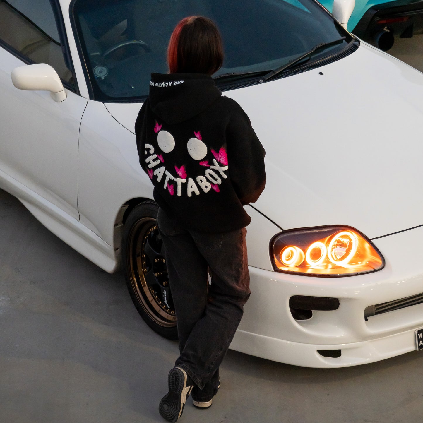 SMILE WHILE IT LASTS PUFF HOODIE