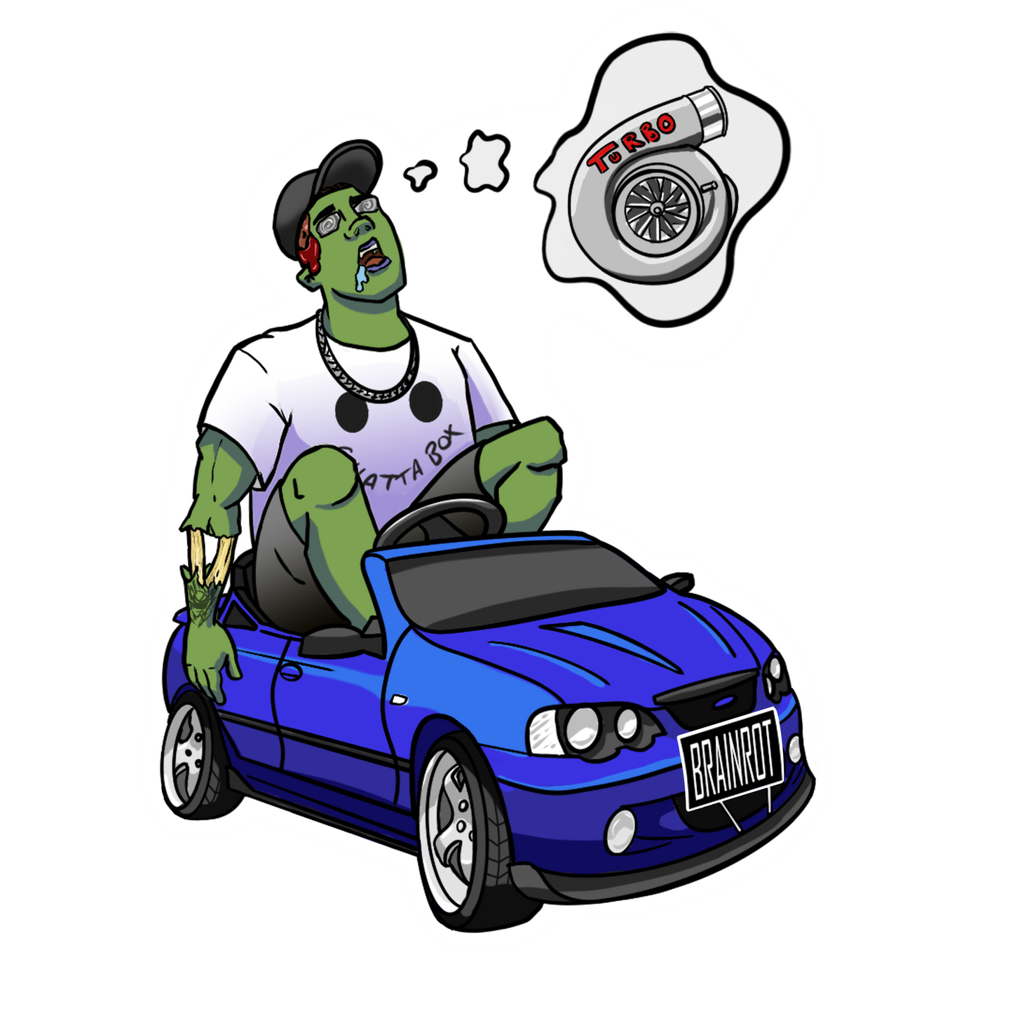 BRAIN ROT STICKER