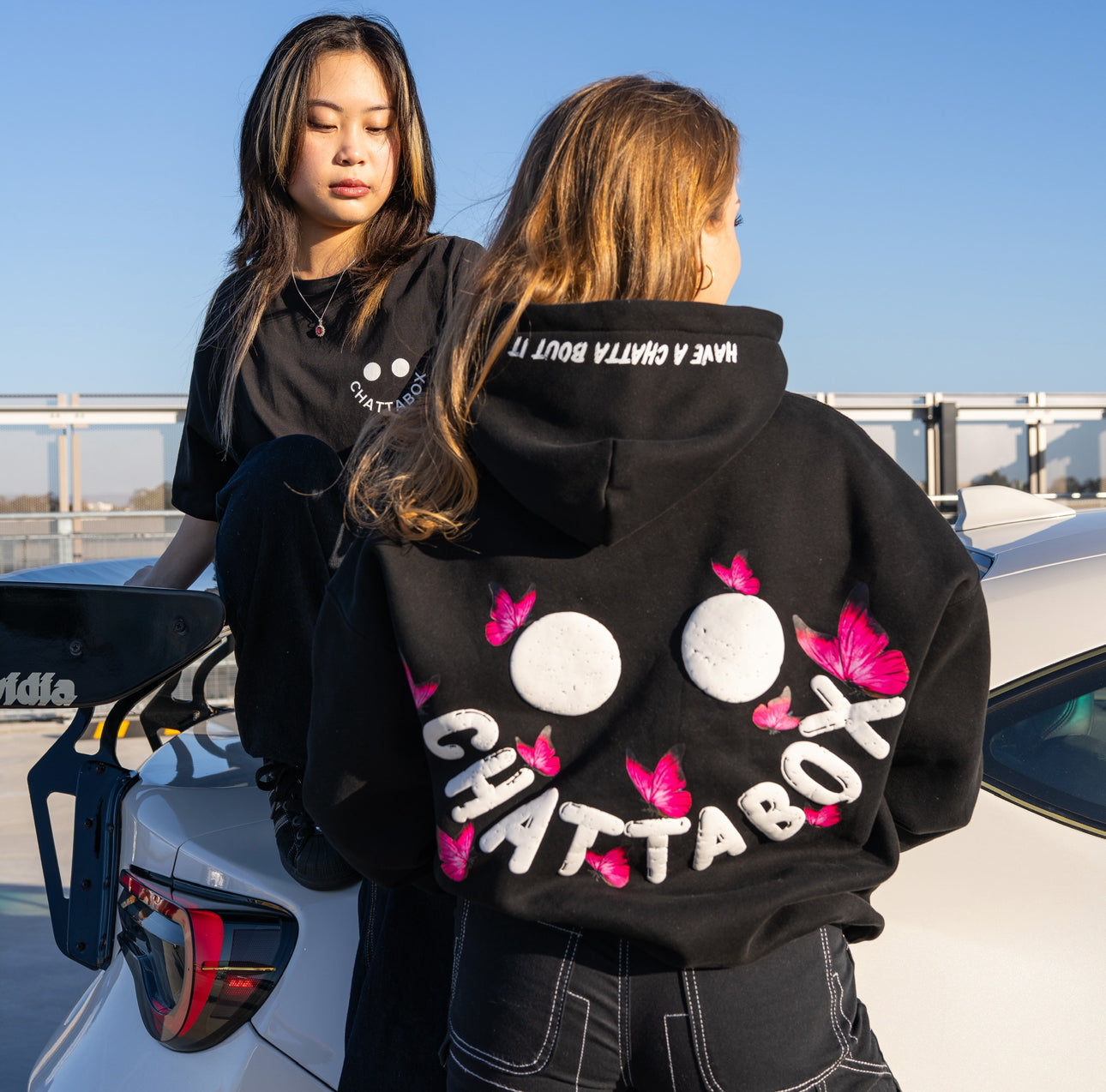 SMILE WHILE IT LASTS PUFF HOODIE