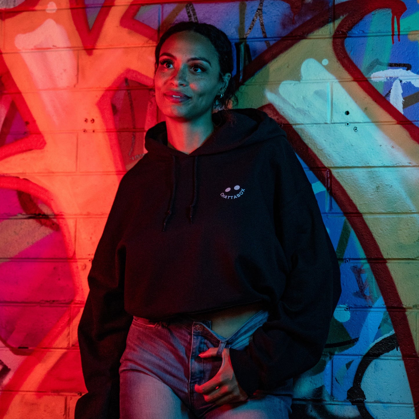 CHATTABOX SMILE HOODIE